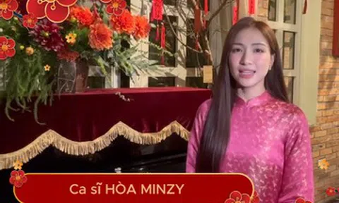 Hòa Minzy, Tùng Dương và dàn hoa hậu gửi lời chúc Tết 'ai cũng muốn nghe'