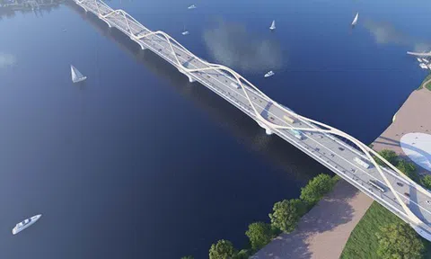 Sau gần 5 tháng khởi công, 'siêu cầu' vượt sông Hồng hơn 15.000 tỷ đồng nối phố cổ với Long Biên đang có tiến độ ra sao?