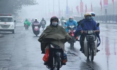Không khí lạnh tràn xuống dồn dập, miền Bắc chuyển rét, miền Trung mưa kéo dài