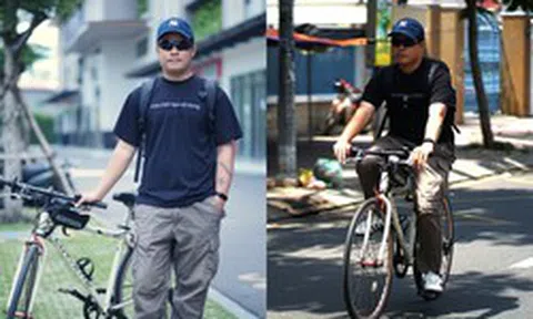 Xăng biến động, chàng trai văn phòng đạp xe 24km/ngày đi làm: Không chỉ tiết kiệm mà còn “lột xác” body sau 10 ngày