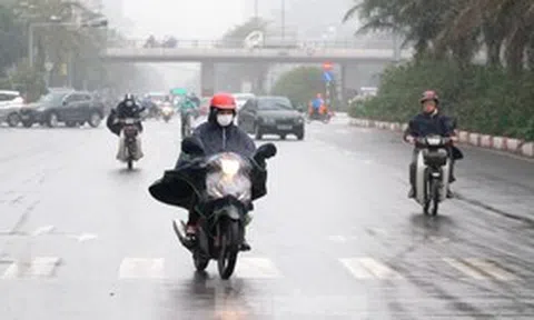 Dự báo thời tiết 22/3: Không khí lạnh dồn dập tràn xuống, Bắc Bộ sương mù dày đặc kèm mưa rào