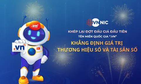 Đấu giá tên miền ".vn" lần đầu, giá cao nhất lên tới 1,584 tỉ đồng