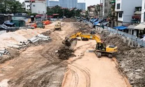 Vành đai 2,5 Hà Nội tăng tốc thi công, song song giải phóng mặt bằng