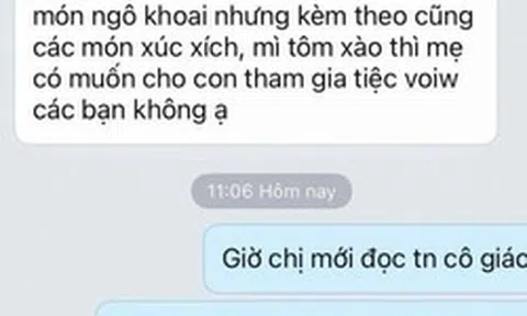 Đoạn tin nhắn với giáo viên đang gây tranh cãi: Chuyện "bé xé ra to" hay nhiều người quá dễ dãi với chính sức khỏe của con mình?