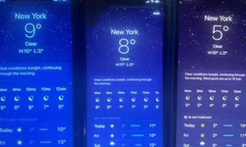 Người hay xem dự báo thời tiết trên iPhone cần chú ý