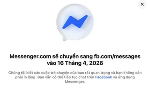 Facebook chính thức đóng cửa Messenger trình duyệt web từ 16-4