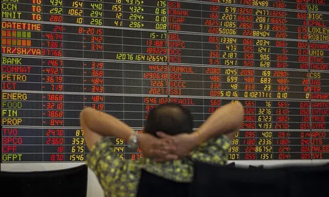 Chứng khoán châu Á chìm trong sắc đỏ