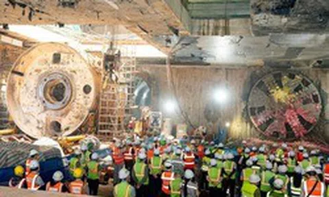 Thiết kế riêng cho tuyến metro hơn 34.000 tỷ đồng, 'quái vật' 850 tấn từ Đức chính thức đào thông 4km hầm dưới lòng Hà Nội