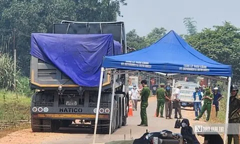 Sau vụ tai nạn khiến cô giáo tử vong, CSGT xử lý hàng loạt xe tải chở đất trên Tỉnh lộ 516