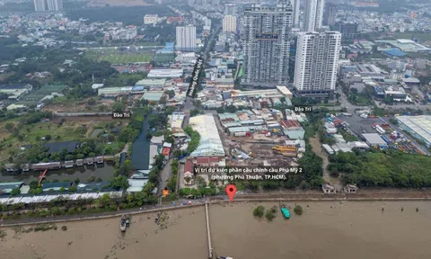 Chốt tĩnh không cầu Phú Mỹ 2, điều chỉnh luồng tàu về phía Đồng Nai