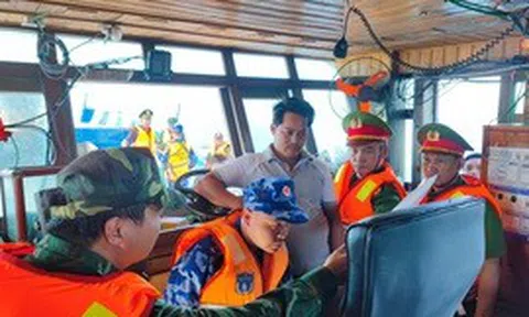 Vùng Cảnh sát biển 2 xử phạt 87 tàu cá vi phạm quy định về khai thác thủy sản