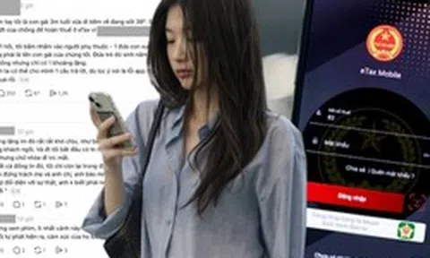 Vào eTax Mobile hoàn thuế, vợ sốc khi phát hiện chồng có con riêng