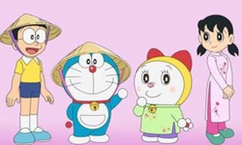 Doraemon ra mắt tập phim đặc biệt về Việt Nam, Shizuka diện áo dài cực xinh khiến fan đổ gục
