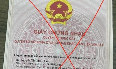 Xuất hiện sổ đỏ giả với thủ đoạn tinh vi