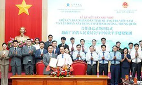 Quảng Trị ký kết hợp tác với Tập đoàn Thái Bình Dương của Trung Quốc