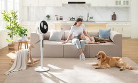 "Phá đảo" công nghệ làm mát với động cơ siêu êm của quạt tuần hoàn không khí Levoit CirculAir 22.9cm