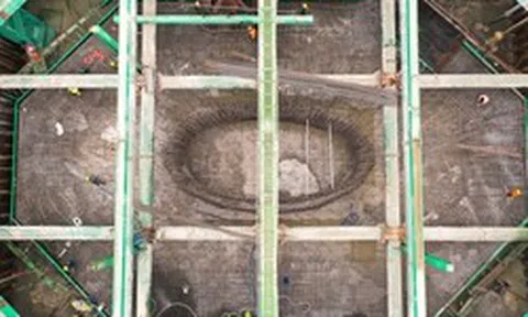 Cầu Trần Hưng Đạo vượt sông Hồng thi công xuyên ngày đêm, tăng tốc về đích 2027