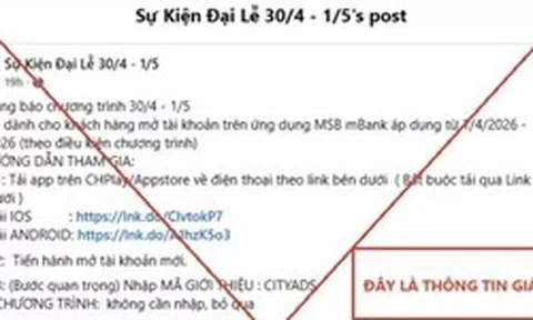 Ngân hàng cảnh báo lừa đảo kiểu mới