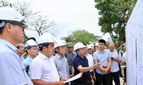 Bí thư Hà Nội Trần Đức Thắng thúc tiến độ dự án khẩn cấp chống úng ngập