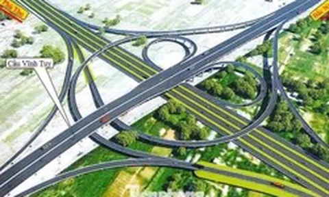 'Lộ diện' thiết kế nút giao giữa Đại lộ cảnh quan sông Hồng và cầu Vĩnh Tuy, Thanh Trì