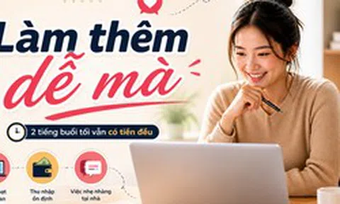 5 việc làm thêm buổi tối dưới 2 tiếng, phù hợp phụ nữ bận rộn nhưng vẫn có tiền đều