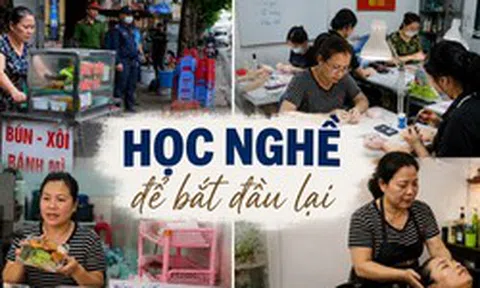 Khi vỉa hè không còn là nơi mưu sinh dễ dàng: Nhiều lao động bắt đầu học nghề ngắn hạn để đổi hướng