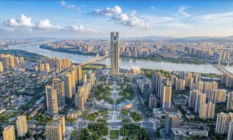 Phối cảnh trục đại lộ cảnh quan sông Hồng trong tương lai