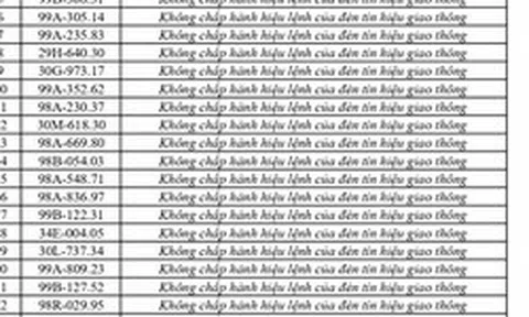442 chủ phương tiện vi phạm mang biển số sau nhanh chóng nộp phạt nguội theo Nghị định 168