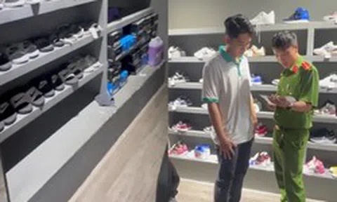 Đột kích 3 cửa hàng kinh doanh, công an tịch thu 1.412 đôi giày, dép giả mạo nhãn hiệu Nike, Adidas: Nguyễn Trần Việt Hoàng SN 1993 bị khởi tố