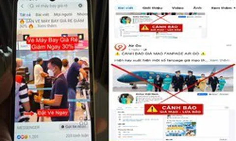 Cảnh báo nóng đến những ai hay đặt vé máy bay giá rẻ qua Facebook, Zalo