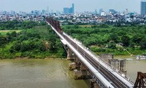 Cầu Long Biên thông xe trở lại sau 2 tháng sửa chữa