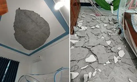Bị mảng vữa trần nhà rơi trúng khi đang ngủ, bé 6 tháng tuổi tử vong thương tâm