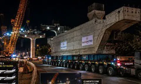 Phát hiện các 'quái thú' bê tông cốt thép nặng 120 tấn, di chuyển chậm 10 km/h xuyên thành phố suốt đêm, phục vụ nhiệm vụ đặc biệt dưới lòng đô thị