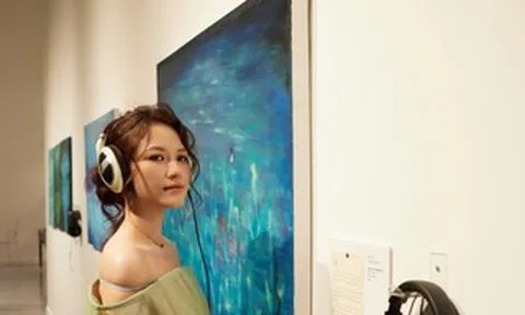Võ Lê Vy kết hợp âm nhạc và tranh vẽ: "Hội họa luôn hiện hữu như một cái duyên"