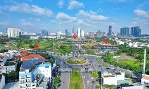 Tấp nập thi công 4 tuyến đường huyết mạch tại Thủ Thiêm