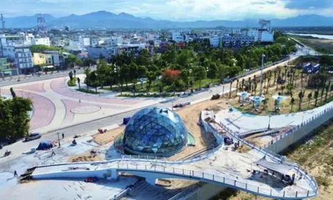 Khu vực Kè Nam sông Trà Khúc "khoác áo mới", tạo điểm nhấn đô thị ở Quảng Ngãi
