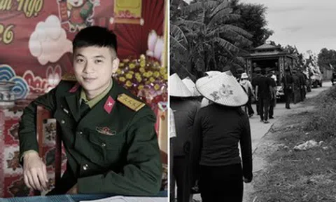 Ca sĩ Hòa Minzy về quê tiễn biệt và lời nhắn xúc động gửi Thượng úy Lê Văn Thắng