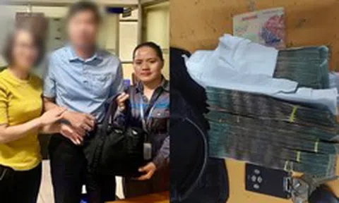 Phát hiện nhiều cọc tiền 500.000 đồng nằm chơ vơ tại nhà ga, Cảng Hàng không quốc tế Nội Bài lập tức xác minh