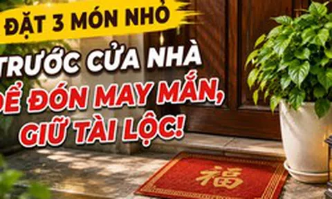 Người xưa dặn: Trước cửa nhà nên có 3 thứ này để đón may mắn, giữ tài lộc và tăng sinh khí cho cả gia đình