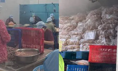 Đột kích công ty sản xuất chân gà rút xương, kinh hoàng phát hiện hơn 7 tấn hàng đông lạnh quá hạn sử dụng
