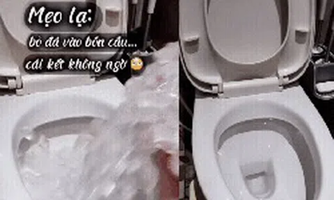 "Học lỏm" trên mạng bỏ đá vào bồn cầu để làm sạch: Không ngờ lại nhanh gọn, hiệu nghiệm đến vậy!