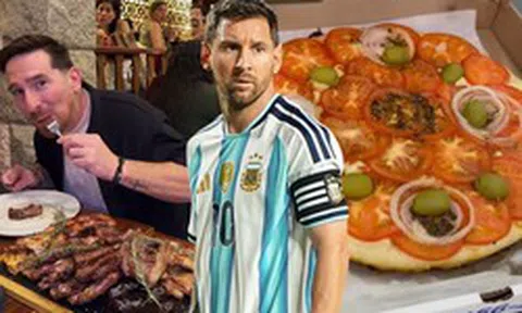 Bữa ăn của "vị thần bóng đá" Messi