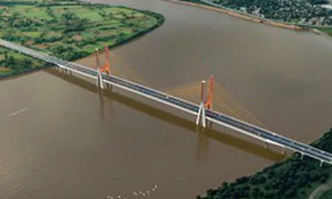Sau gần một năm khởi công, cây cầu hơn 11.800 tỷ đồng vượt sông Hồng, kết nối Hà Nội đến Hưng Yên có tiến độ ra sao?