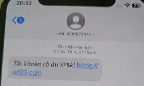 Công an thông báo đến tất cả người dân nhận được tin nhắn SMS có nội dung sau
