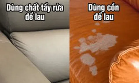 6 vật dụng tuyệt đối không nên lau bằng cồn khi dọn nhà