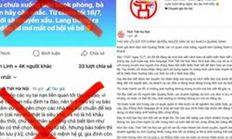 Fanpage Thời Tiết Hà Nội xin lỗi sau bài đăng cảnh báo thời tiết ở Quảng Ninh