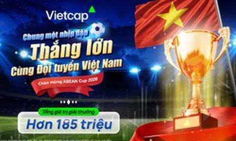 Cùng Vietcap bắt nhịp ASEAN Cup 2026 với tổng giải thưởng hơn 185 triệu đồng