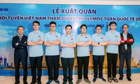 Việt Nam giành 2 HCV Olympic Toán quốc tế 2026, xếp thứ 5 thế giới