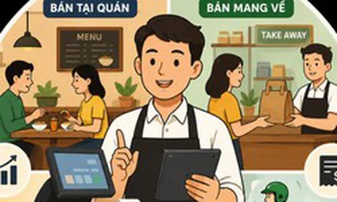 Bán tại quán, bán mang về, bán trên GrabFood, nộp thuế như thế nào?