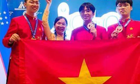 Một lớp học ở Hà Nội có tới 3 học sinh đạt Huy chương vàng Olympic quốc tế năm 2026